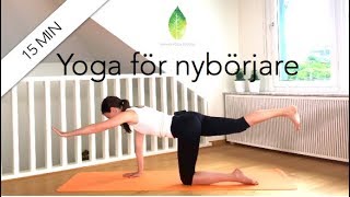 15 min yoga för nybörjare  Annas yoga studio [upl. by Buckels]