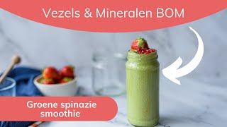 Spinazie Smoothie Maken die wél Lekker Is recept  tips [upl. by Suoiluj881]