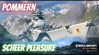 Wows Blitz Pommern  The return of high tier brawling in World of Warships Blitz [upl. by Atelahs]