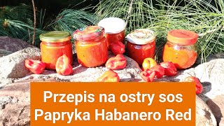 Przepis na ostry sos  Papryka Habanero Red [upl. by Nylram]