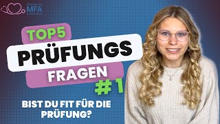 MFA Prüfungsfragen 1  TOP 5 quotLernfeld 3quot [upl. by Earlene]