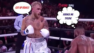 Jake Paul Monster Right Hook Vs Tyron Woodley [upl. by Julio]