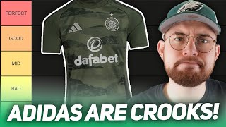 RANKING ALL ADIDAS CELTIC AWAYTHIRD SHIRTS [upl. by Garibold]