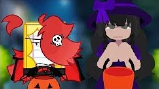 Happy happy Halloween  MEME  COLLAB WITH sadieyayy  The Booknote Archives [upl. by Yrakaz]