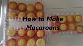 Filipino Coconut Macaroons pang Business Part 2  How to make Macaroons  Taste Buds PH [upl. by Shaughnessy411]