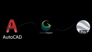 Conversión de archivo AutoCAD dwg a kmzkml Google Earth con global mapper [upl. by Anaeirb309]