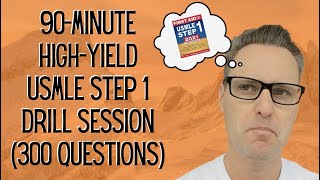 90Minute USMLE Step 1 Drill Session 300 USMLE questions [upl. by Currie]