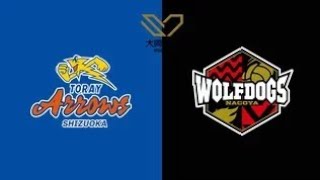 WOLFDOGS NAGOYA vs TORAY ARROWS SV LEAGUE SEASON 20242025  241116 [upl. by Ayeka]