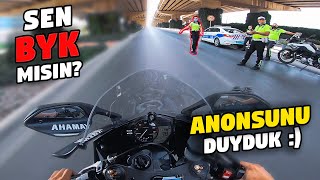 CEZA ÖDEMEYE GİDERKEN POLİS ÇEVİRDİ  Yamaha R6 Motovlog [upl. by Eilrak7]