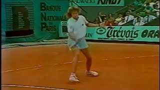 1986 French Open QF  Hana Mandlikova vs Steffi Graf [upl. by Ungley]