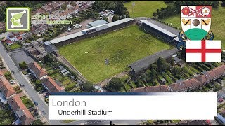 Underhill Stadium  Barnet FC  Google Earth  2016 [upl. by Bonne]