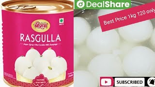 Shri Ram 1 kg rasgulla only ₹120 Review In Hindi [upl. by Laurent]