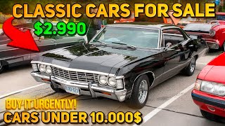 20 Great Classic Cars Under 10000 Available on Craigslist Marketplace Budget Great Cars [upl. by Atinet660]