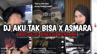 DJ KU TAK BISA ADISTA X ASMARA BOOTLEG MOLAN RMX SUNDA PRIDE [upl. by Wenn]