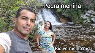 CONHEÇA MINAS  BONITO  FINAL DE SEMANA  CACHOEIRA DE PEDRA MENINA  EM RIO VERMELHO MG [upl. by Kenway]