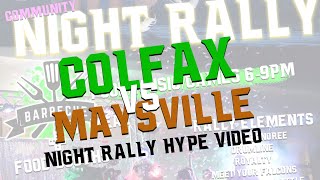 Colfax HS Night Rally Hype Video 2024 [upl. by Tyra763]