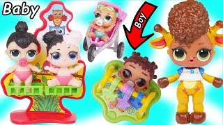 LOL Surprise Doll Toys R Us Custom Opens Toy Store for Fresh New Lil Brother Punk Boi Boy Surprises [upl. by Preiser226]