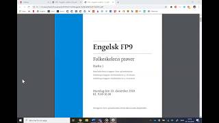 Instruktion til den skriftlige eksamen i engelsk [upl. by Alenson]