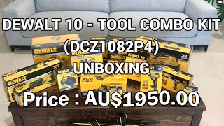 Unboxing DEWALT Combo 10 tool kit  Dewalt 18v combo kit unboxing  Best dewalt combo kit [upl. by Aluino]