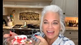 Dairy Free Gluten Free Aunt Cathys Strawberry Pretzel Salad [upl. by Alane]