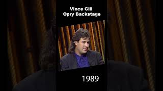 Vince Gill  1989 Interview with Keith Bilbrey on Backstage Live [upl. by Enitsyrk]