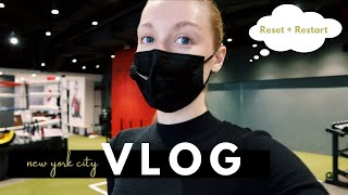 FIRST VLOG of 2021 a day out in NYC nospend January  grocery haul  Daphne de Baat [upl. by Aicilana]