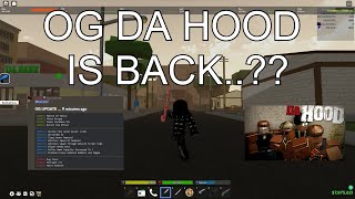 OG DA HOOD IS BACK NEW UPDATE ⭐ [upl. by Asim20]