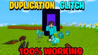 Best Item Duplication Glitches in Minecraft PE 121 [upl. by Inalej]