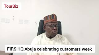 TourBiz Abagana speaking at FIRS Headquarters Abuja Customer Service Week 2024 [upl. by Ahsrats]