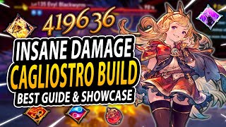 BROKEN SUPPORT DPS Cagliostro Best Build Guide  Sigils amp Weapons Showcase  Granblue Fantasy Relink [upl. by Scholem]