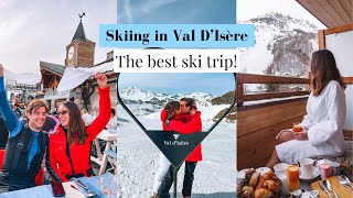 A week skiing in Val dIsère  The best ski trip ever [upl. by Ennovi520]