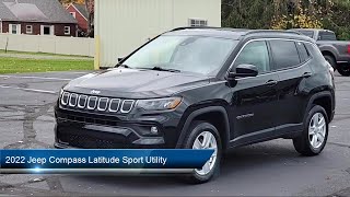 2022 Jeep Compass Latitude Sport Utility Kent Akron Stow Canton Cleveland [upl. by Kieran]