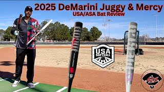 Hitting the 2025 DeMarini Juggy amp Mercy  USAASA Slowpitch Bat Review [upl. by Attener]