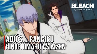 ADIÓS RANGIKU  GIN vs AIZEN  Español Latino [upl. by Ardis]