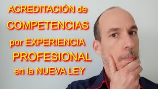 Procesos de ACREDITACIÓN por EXPERIENCIA PROFESIONAL [upl. by Sonnie]