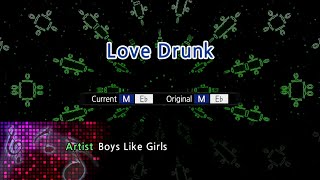 Love Drunk  Boys Like Girls Karaoke Version [upl. by Nahtnaoj911]