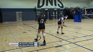 Sports en primeur  Volleyball Filles Jr NCSSAA  Sir Wilfrid Laurier vs BéatriceDesloges [upl. by Iveksarap]