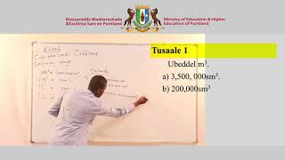 Fasalka 8aad Xisaab Somali Version Chapter 2 Lesson 6 Full HD [upl. by Yenaj]