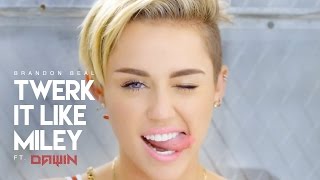 Twerk it like Miley  Brandon Beal DAWIN Remix  Lyrics [upl. by Vasili]