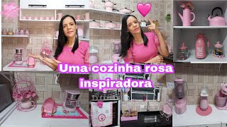 COZINHA TODA ROSA 💓COM NOVIDADES [upl. by Labanna]