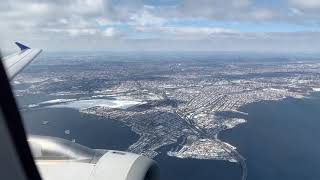 Newark NYC Overview on LaGuardia Arrival on United A320 [upl. by Ylyl270]