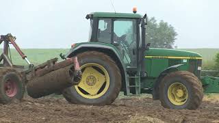 JOHN DEERE 6610 AND CAMBRIDGE ROLLS [upl. by Jermayne931]