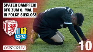 Später Dämpfer CFC zum 8 Mal in Folge sieglos Greifswalder FC  Chemnitz  Regionalliga Nordost [upl. by Enirod]