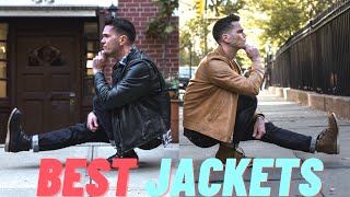 The 5 Best Fall Jackets for Men  Leather Waxed Canvas [upl. by Jamila]