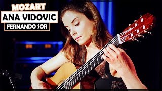 Ana Vidovic plays introduction and variations on a Theme by Mozart Op 9 by Fernando Sor [upl. by Redna990]