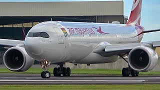 Airbus A330 amp A330neo Compilation multiple airlines Close up Plane Spotting watching airplane [upl. by Suoirtemed865]