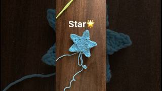 Crocheting a star 🌟🧶✨crochet [upl. by Enimasaj]