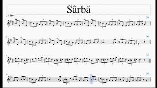 RO Partitura  Sarba V3 [upl. by Nerrat19]