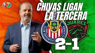 CHIVAS LIGAN LA TERCERA  Guadalajara vs Juárez  Torneo Clausura 2024 Liga MX [upl. by Nahtanhoj]