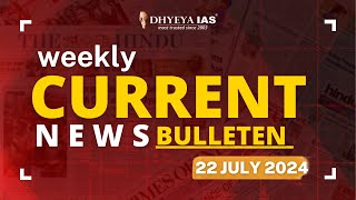 Weekly Current Affairs Dhyeya IAS [upl. by Hanimay496]